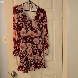 Row A Floral Dress